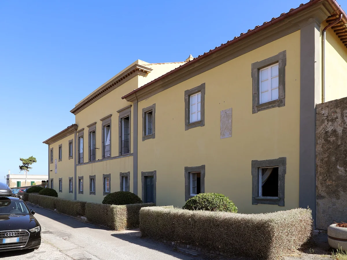 Exterior of Napoleon’s Palazzina dei Mulini residence in Portoferraio