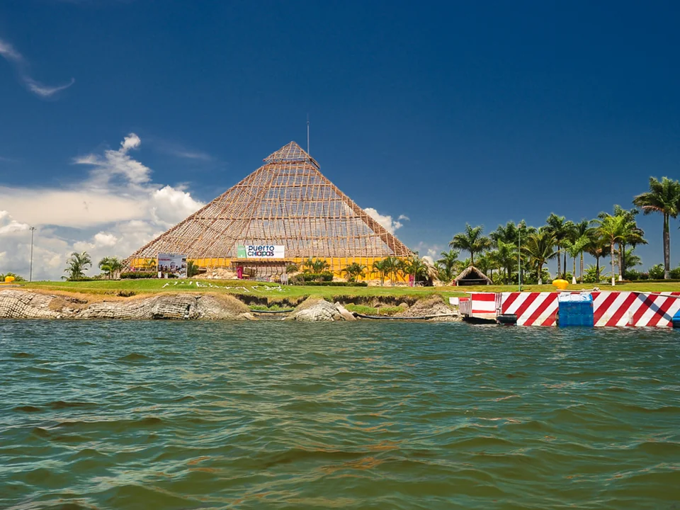 View of Puerto Chiapas cruise port and waterfront