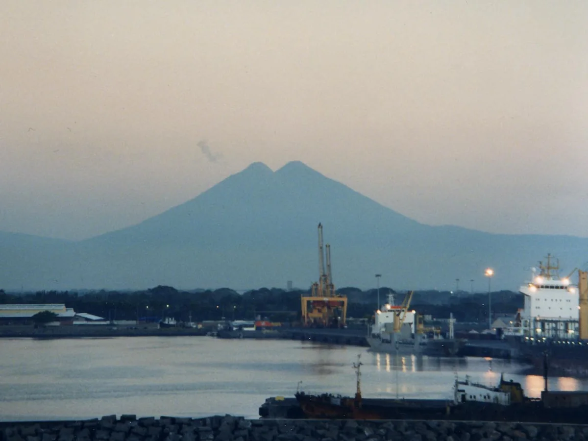 View of Puerto Quetzal cruise port and waterfront