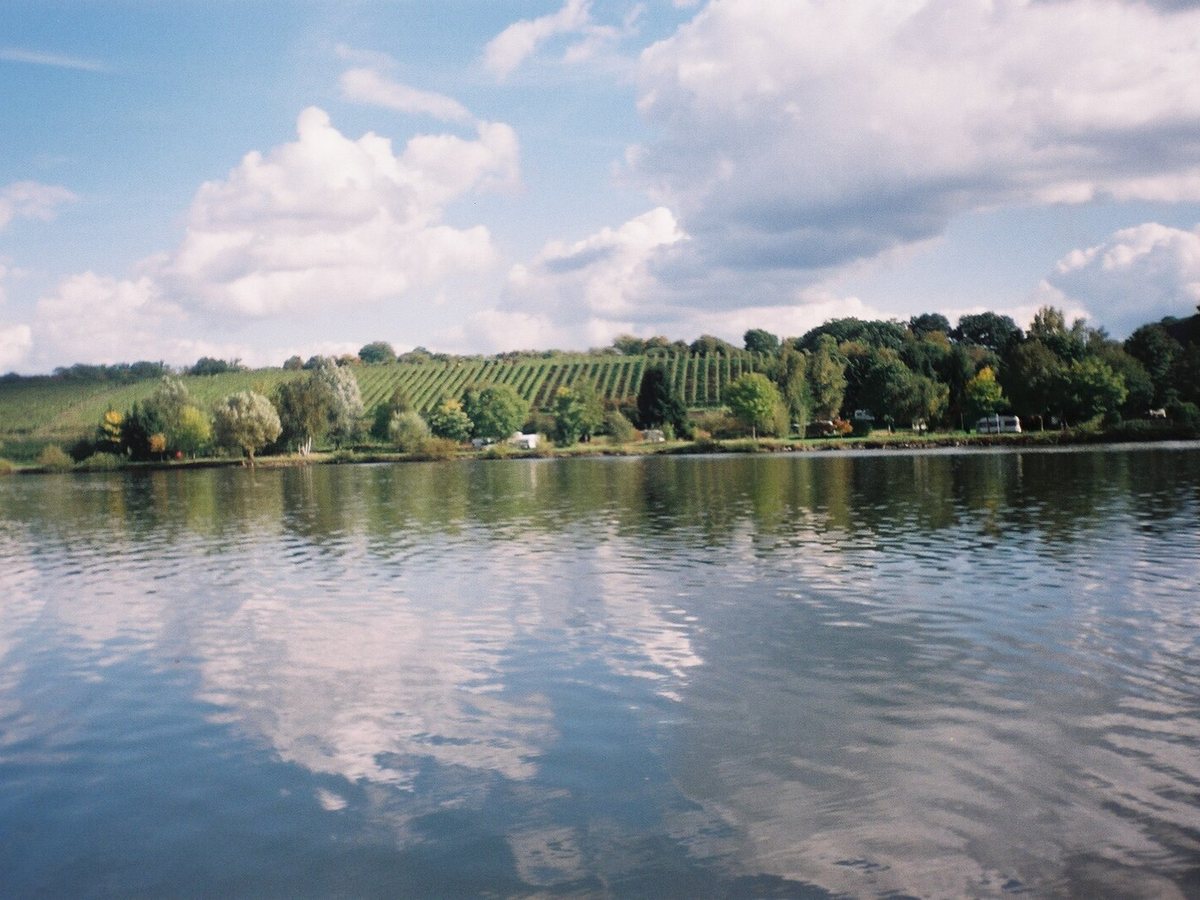 Riverfront and cruise port area at Remich, Luxembourg