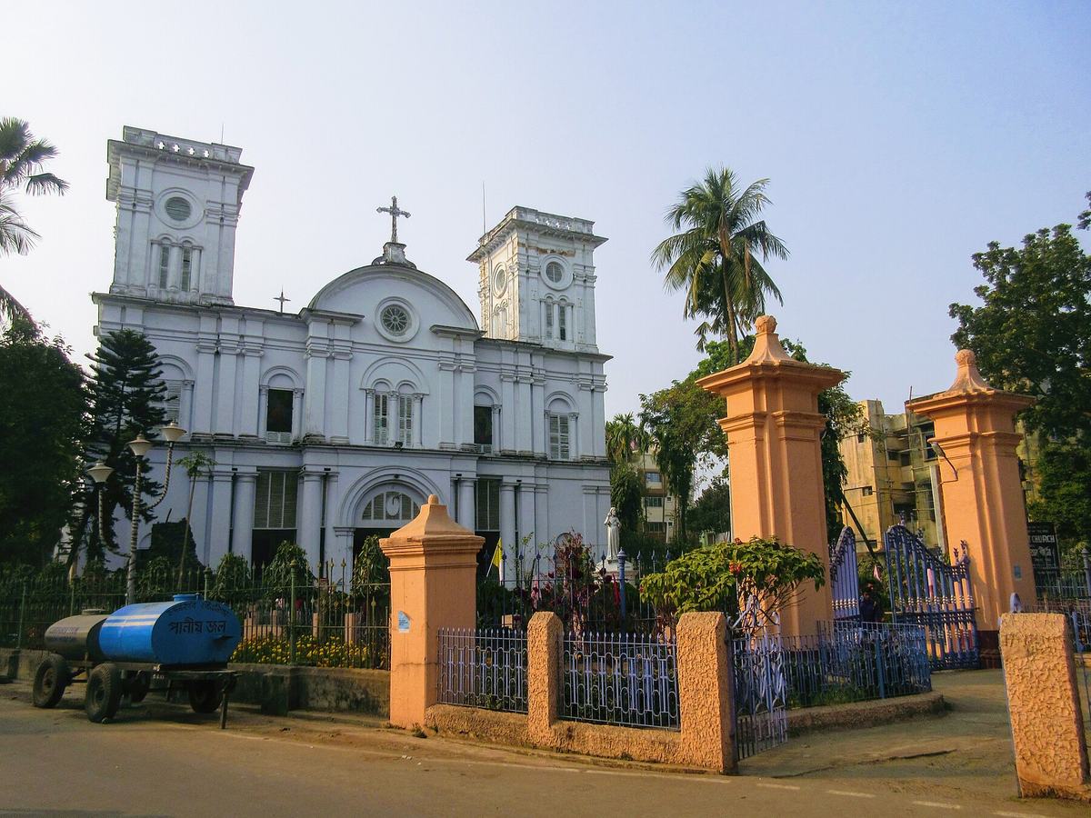 Sacred Heart Catholic Church in Chandannagar, West Bengal