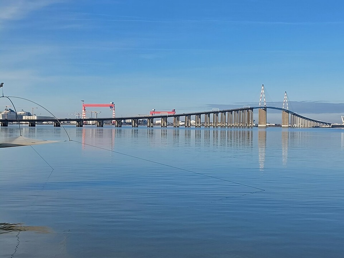 Saint-Nazaire Bridge spanning the Loire estuary