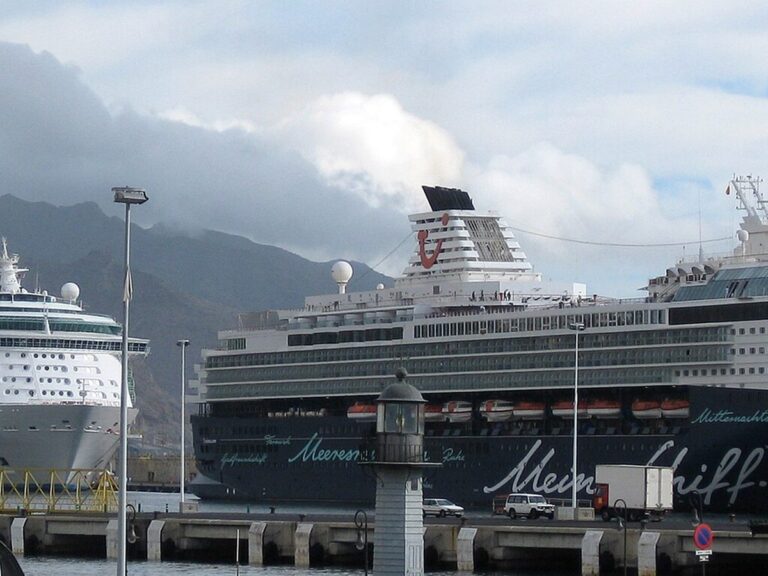 Santa Cruz de Tenerife: 2010-12-16 Spain CanaryIslands Tenerife SantaCruz Cruise Liner