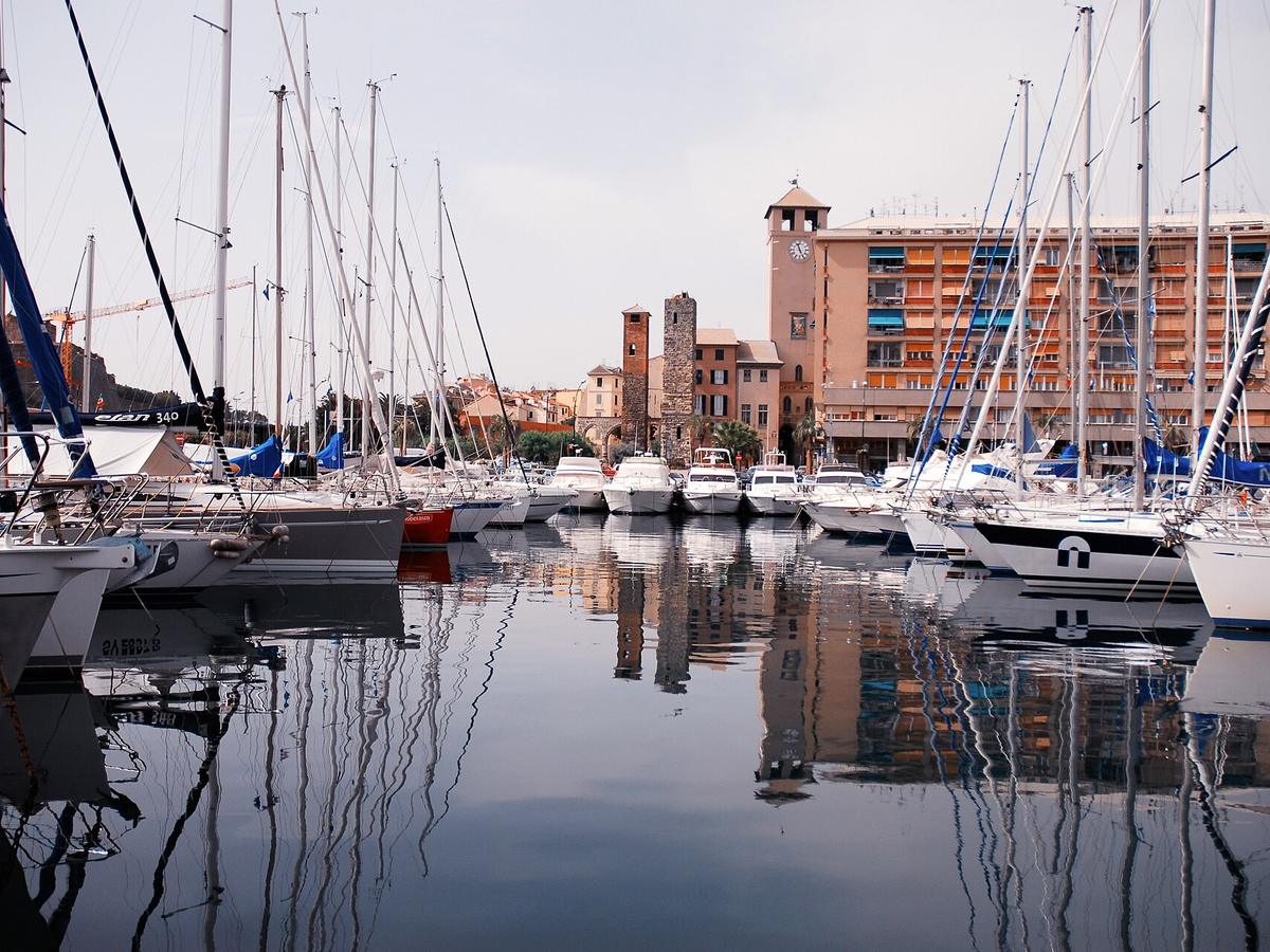Harbor of Savona, Riviera di Ponente (Mediterranean Sea), Liguria, Italy
