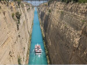 Featured image for Corinth Canal Cruise Ship Guide: Spectacular, and Too Small for Almost Every Ship