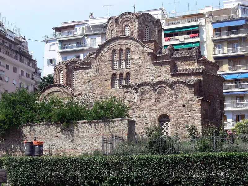 View of Thessaloniki cruise port and waterfront