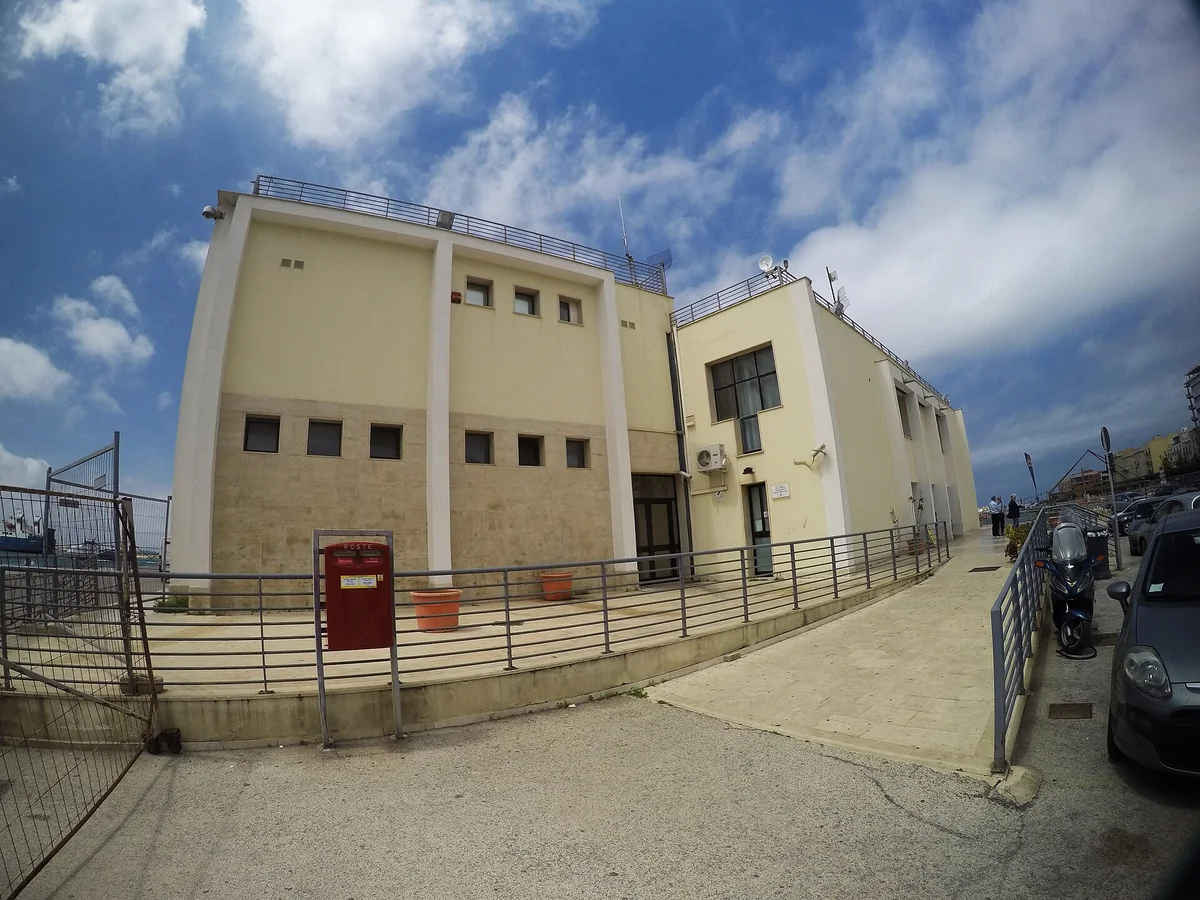 Maritime station building at the Port of Trapani