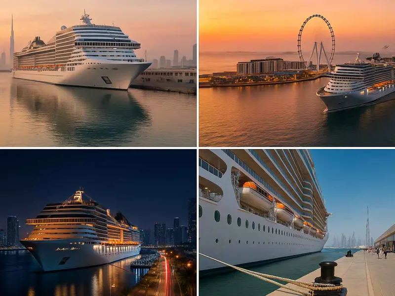 Harbor view in Dubai, United Arab Emirates