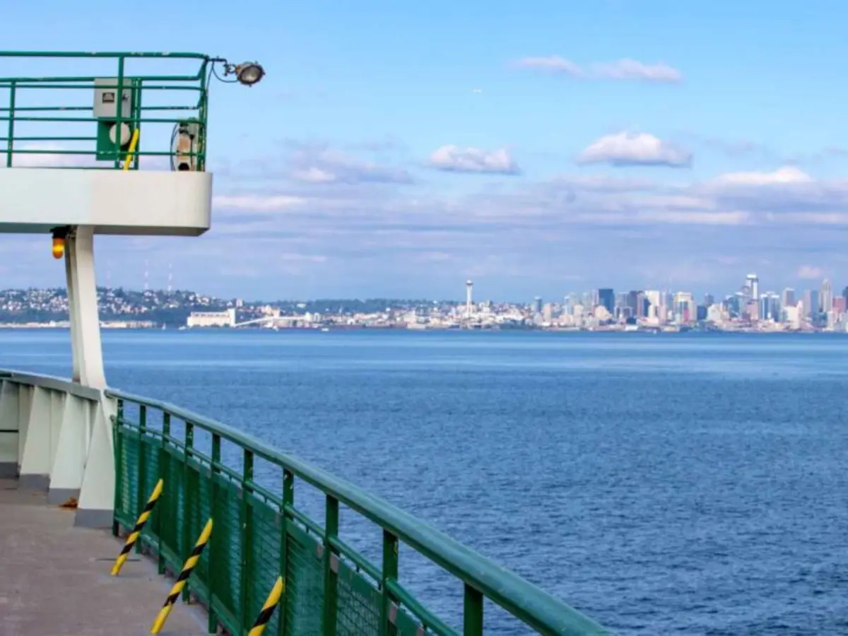 View of the Seattle cruise port area