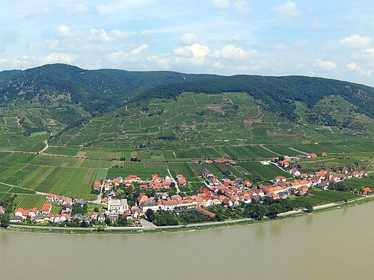 Danube River winding through the Wachau Valley