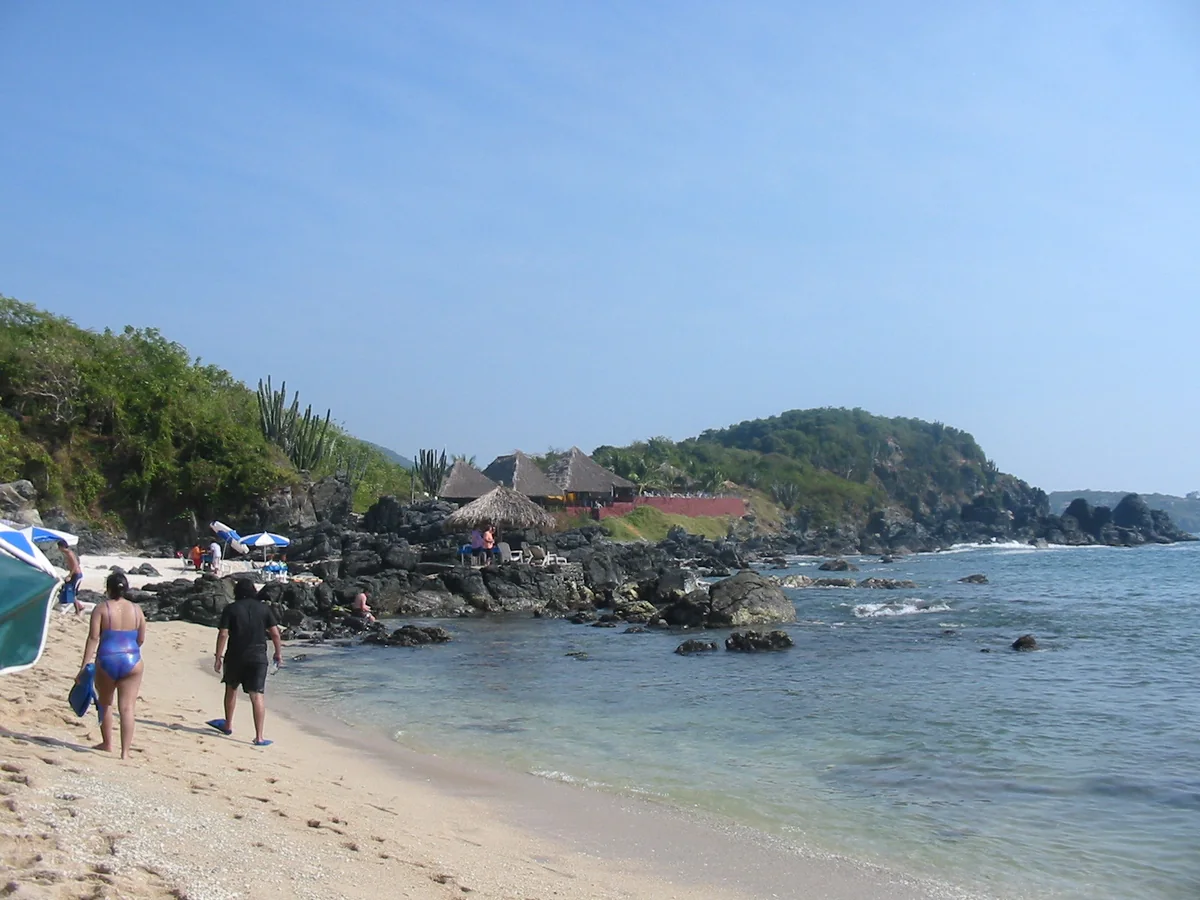 View of Zihuatanejo (Ixtapa) cruise port and waterfront