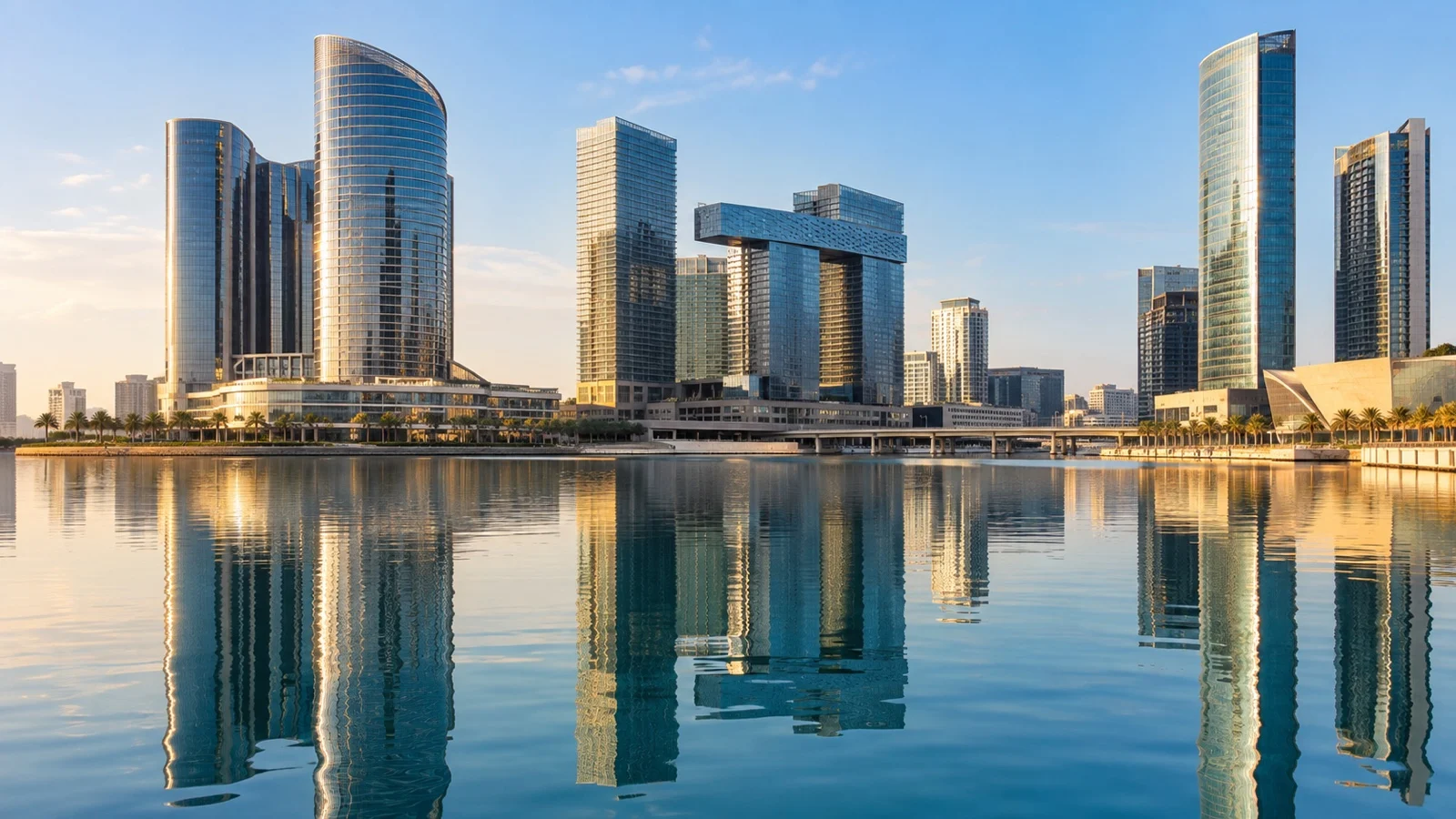 Al Maryah Island waterfront in Abu Dhabi