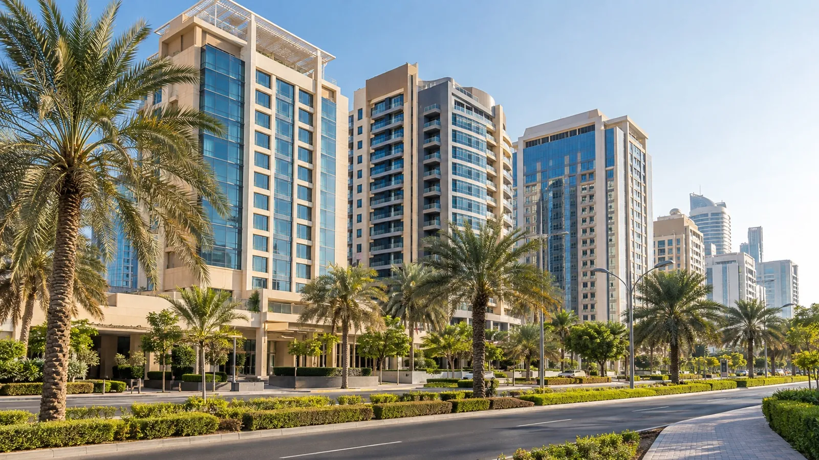 Al Zahiyah district near Abu Dhabi cruise hotels