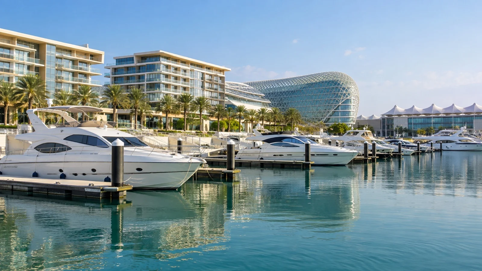 Yas Island marina and resort district in Abu Dhabi