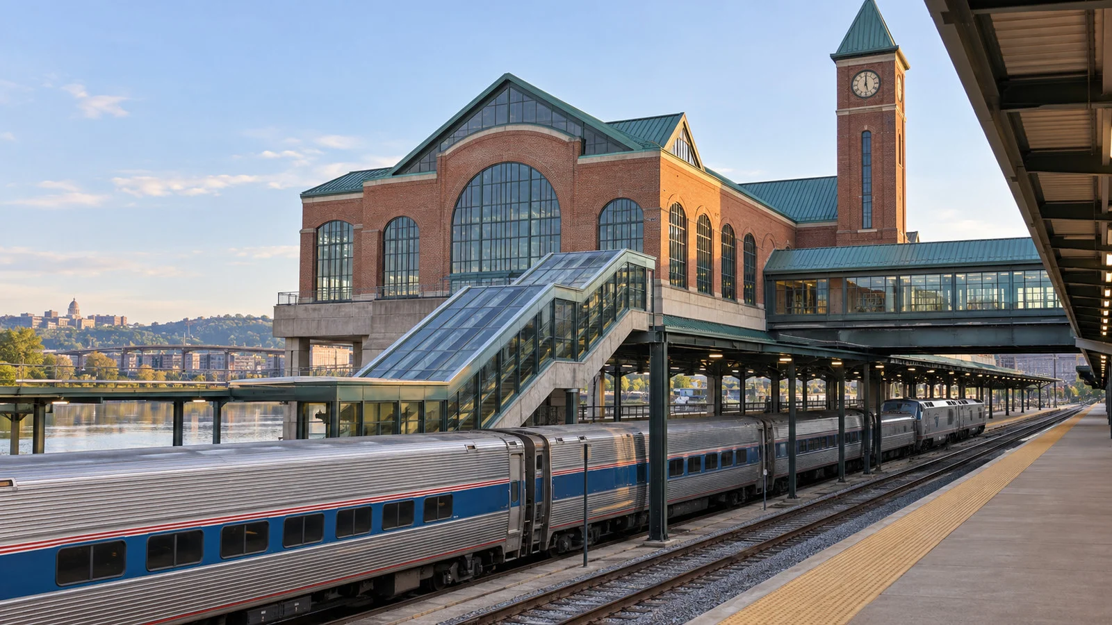 View of Albany-Rensselaer rail station