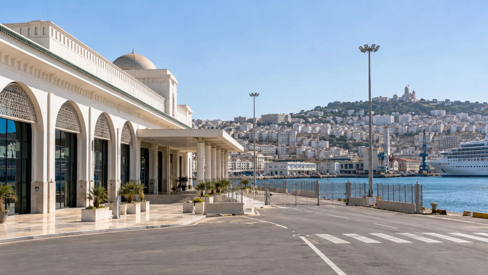 Algiers port arrival area