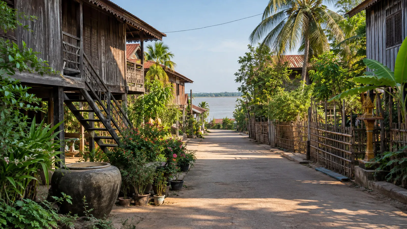 Angkor Ban village lanes
