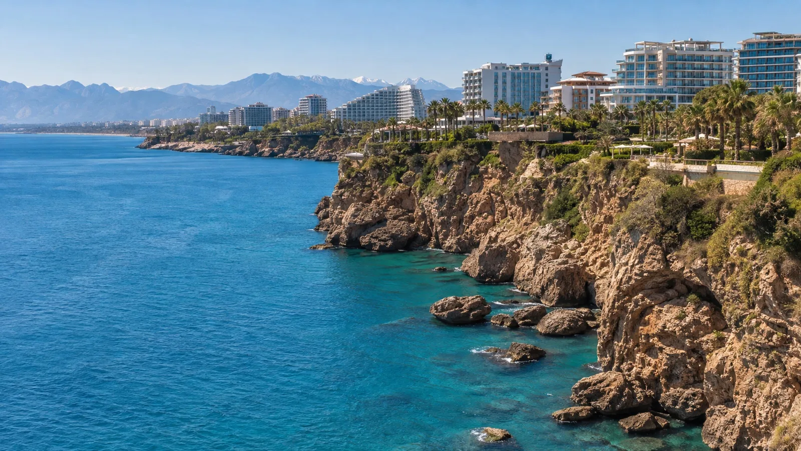 Lara and east Antalya hotel coast