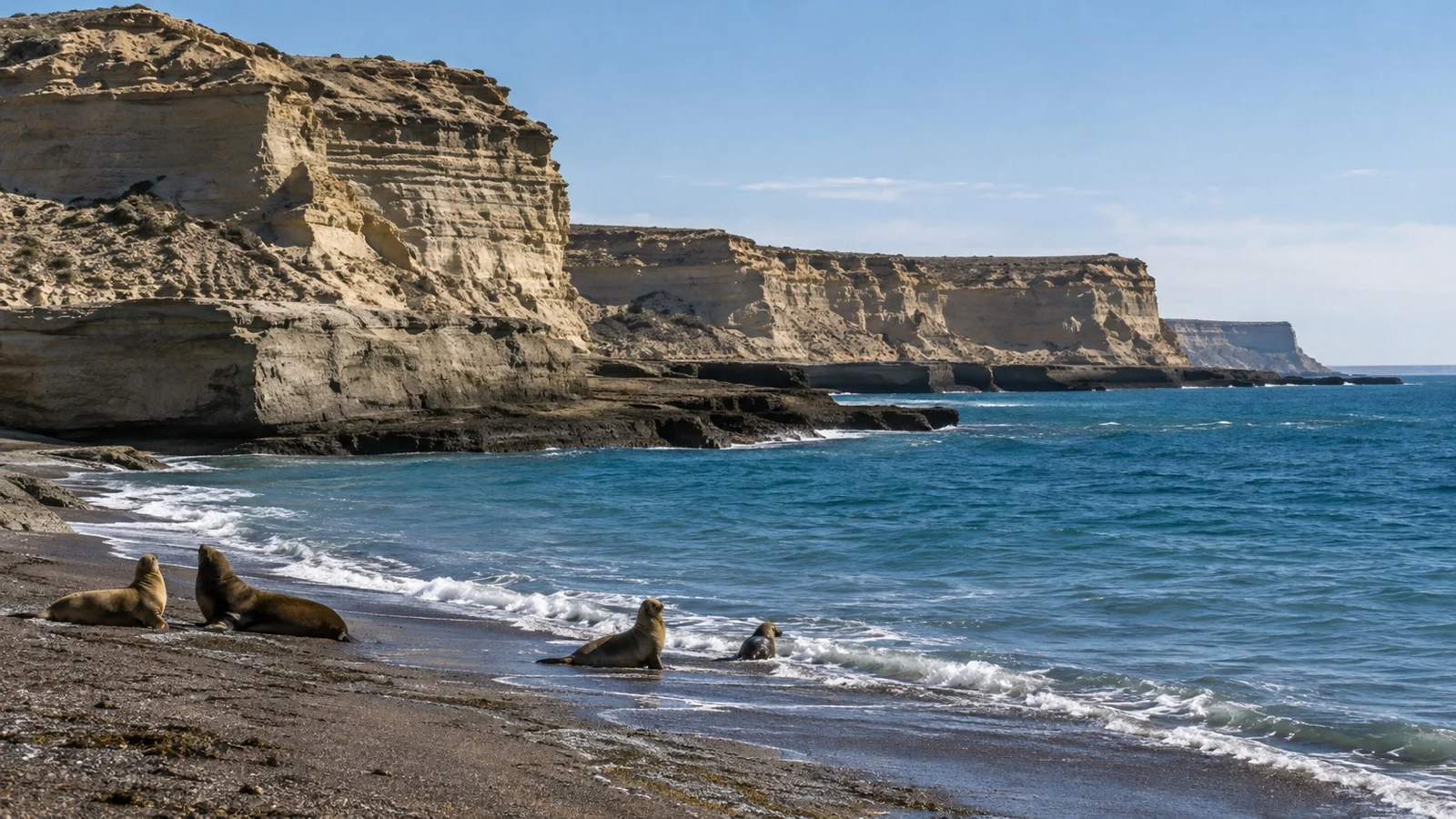Peninsula Valdés coastal wildlife landscape