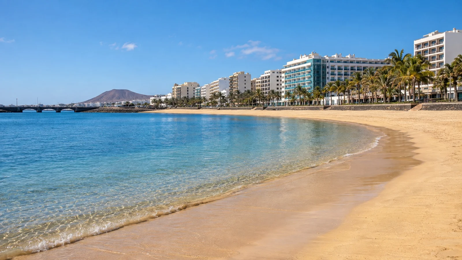 Playa del Reducto hotel waterfront in Arrecife