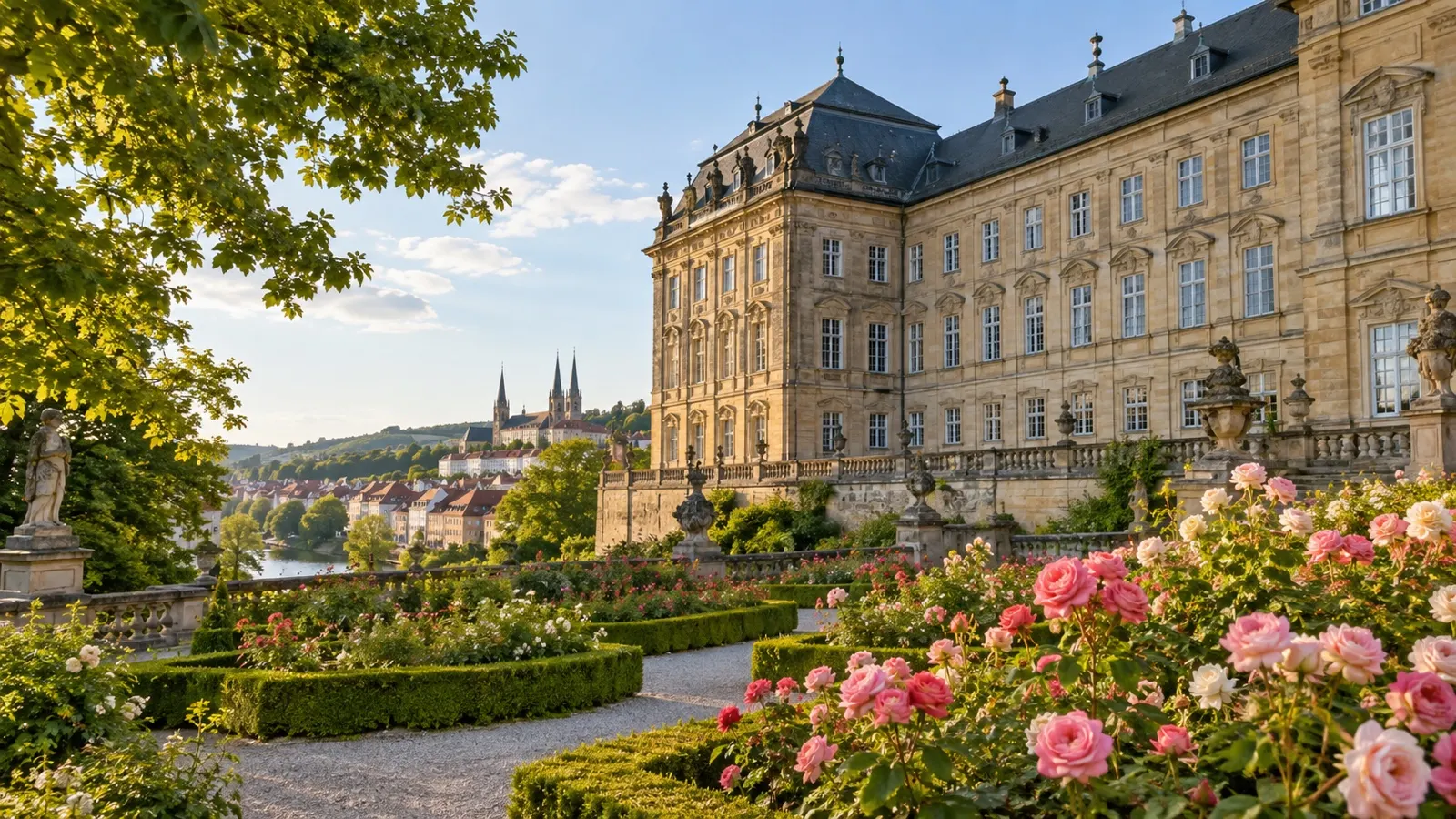 New Residence and Rose Garden