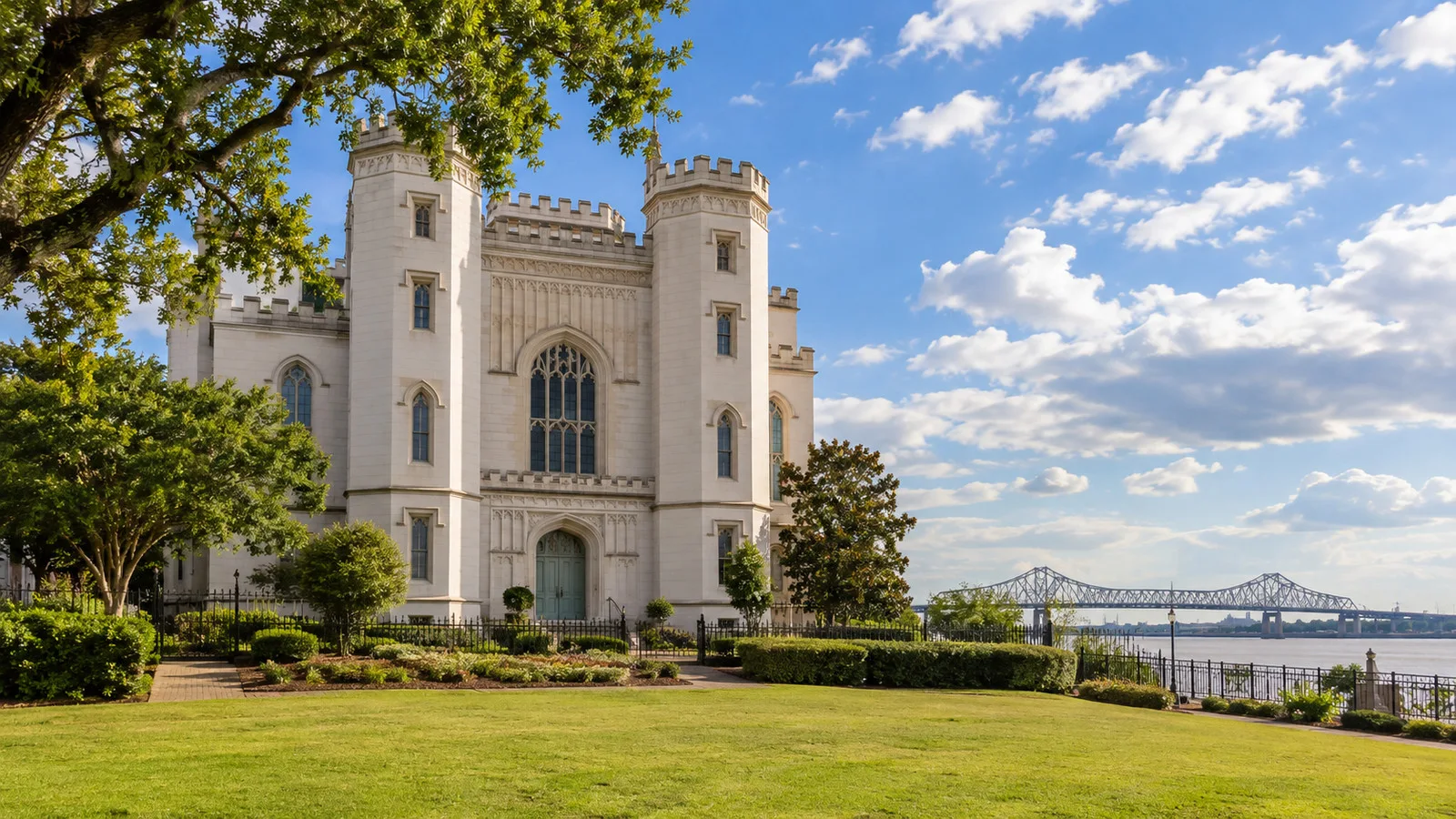 Louisiana Old State Capitol Gothic exterior