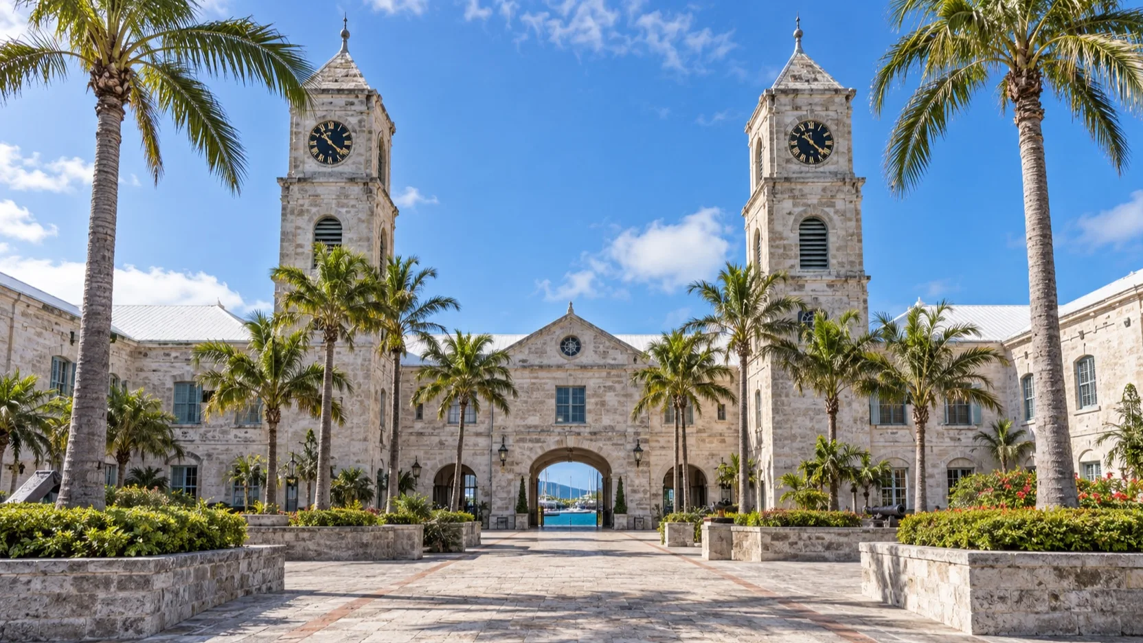 Clocktower Mall at Bermuda’s Royal Naval Dockyard