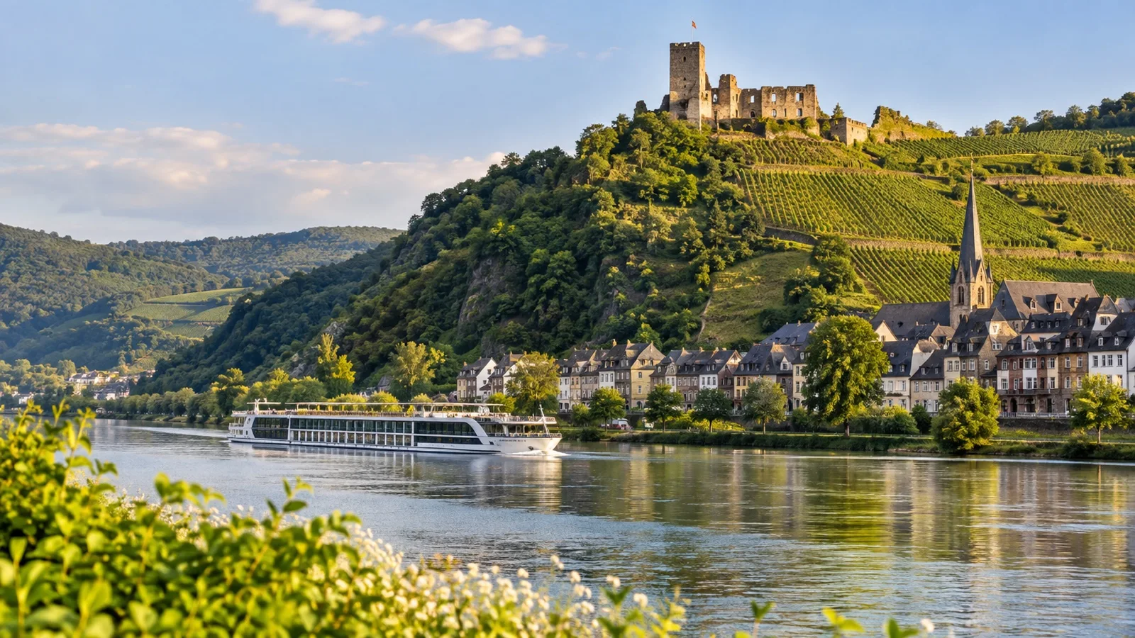 Landshut Castle above the Moselle