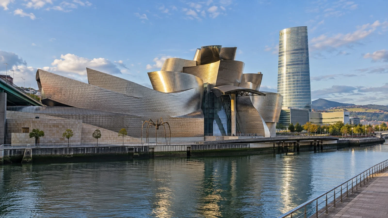 Luxury hotel area near Guggenheim Bilbao