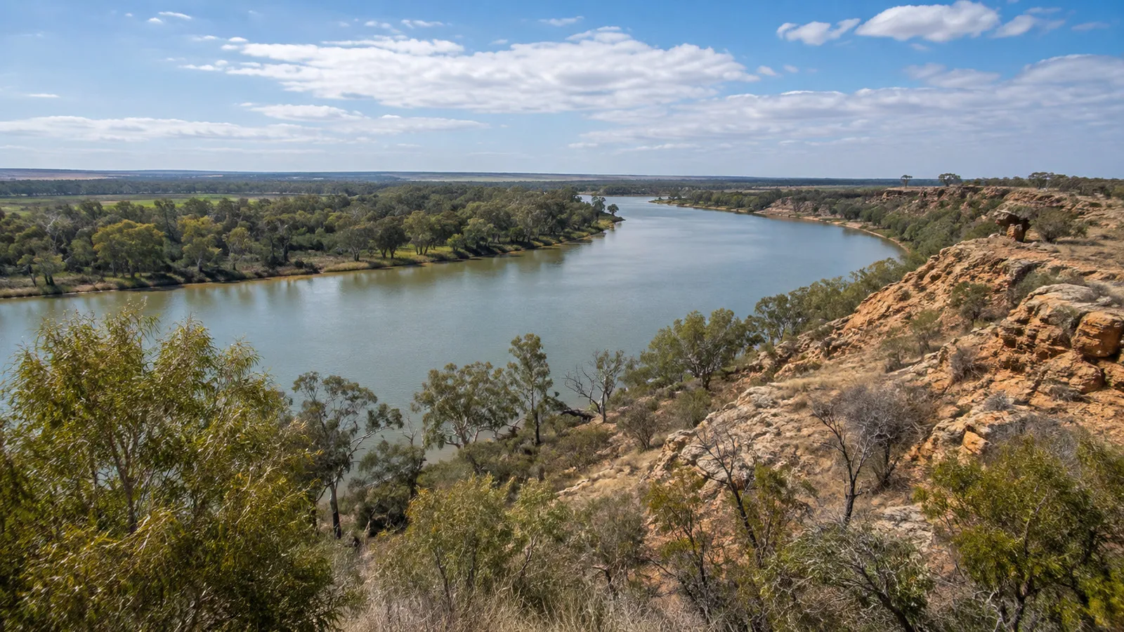 View of Brookfield Conservation Park near Blanchetown