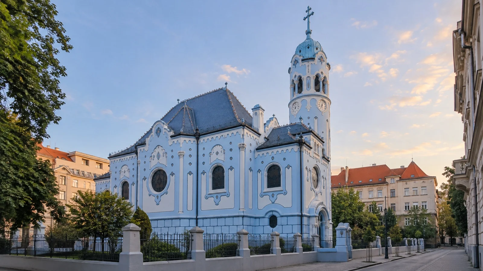 Blue Church in Bratislava