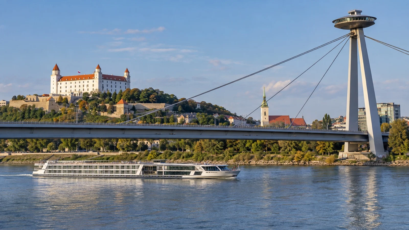 UFO observation deck on Bratislava SNP Bridge