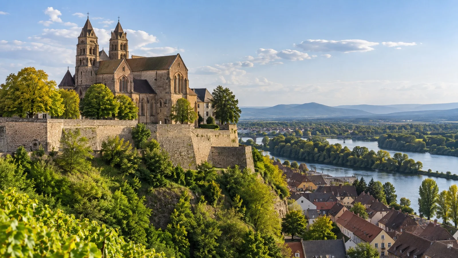 Saint Stephen's Minster above Breisach