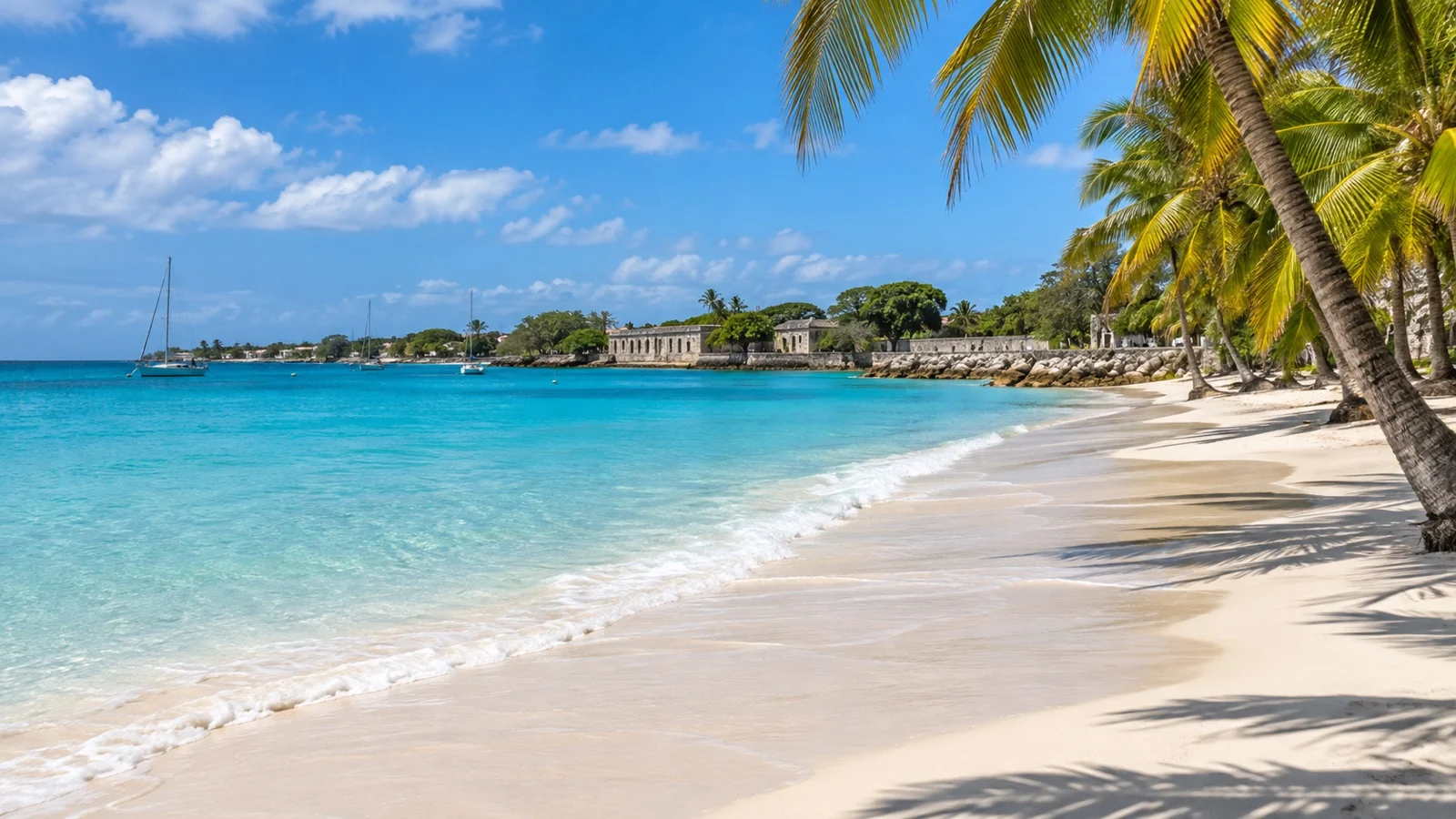 Carlisle Bay beach near Bridgetown hotels