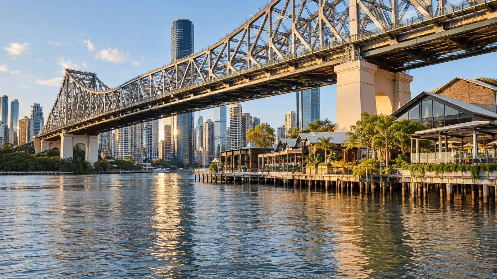 Howard Smith Wharves below Story Bridge in Brisbane