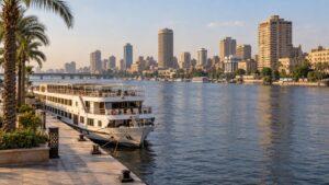 Featured image for Cairo River Cruise Port: Pyramids, Museum and Landing Guide