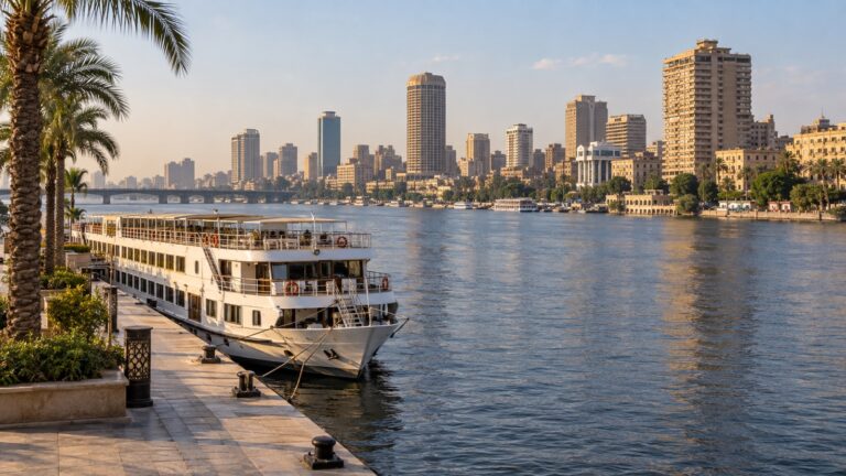 Cairo Nile river cruise landing