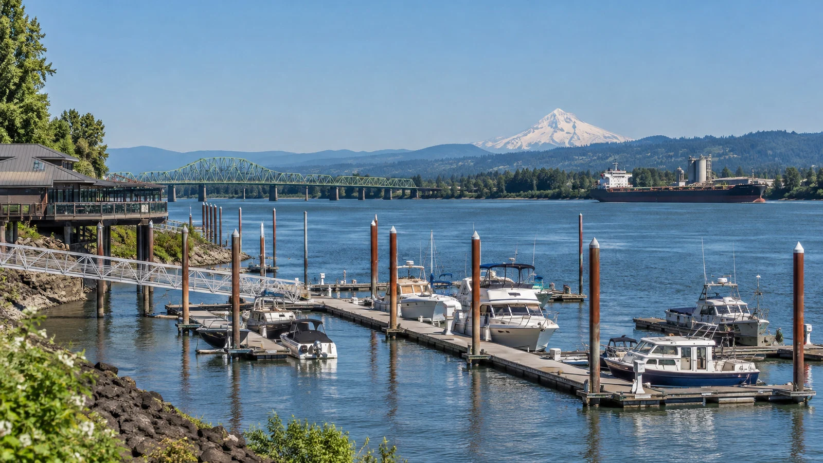 marina and Parker’s Landing area
