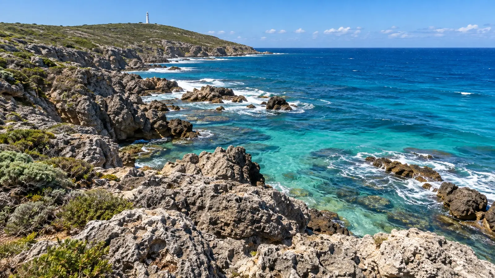 Rugged coast near Cape Naturaliste in the Margaret River region