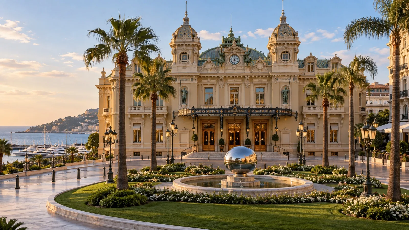 Historic Casino de Monte-Carlo and its formal gardens