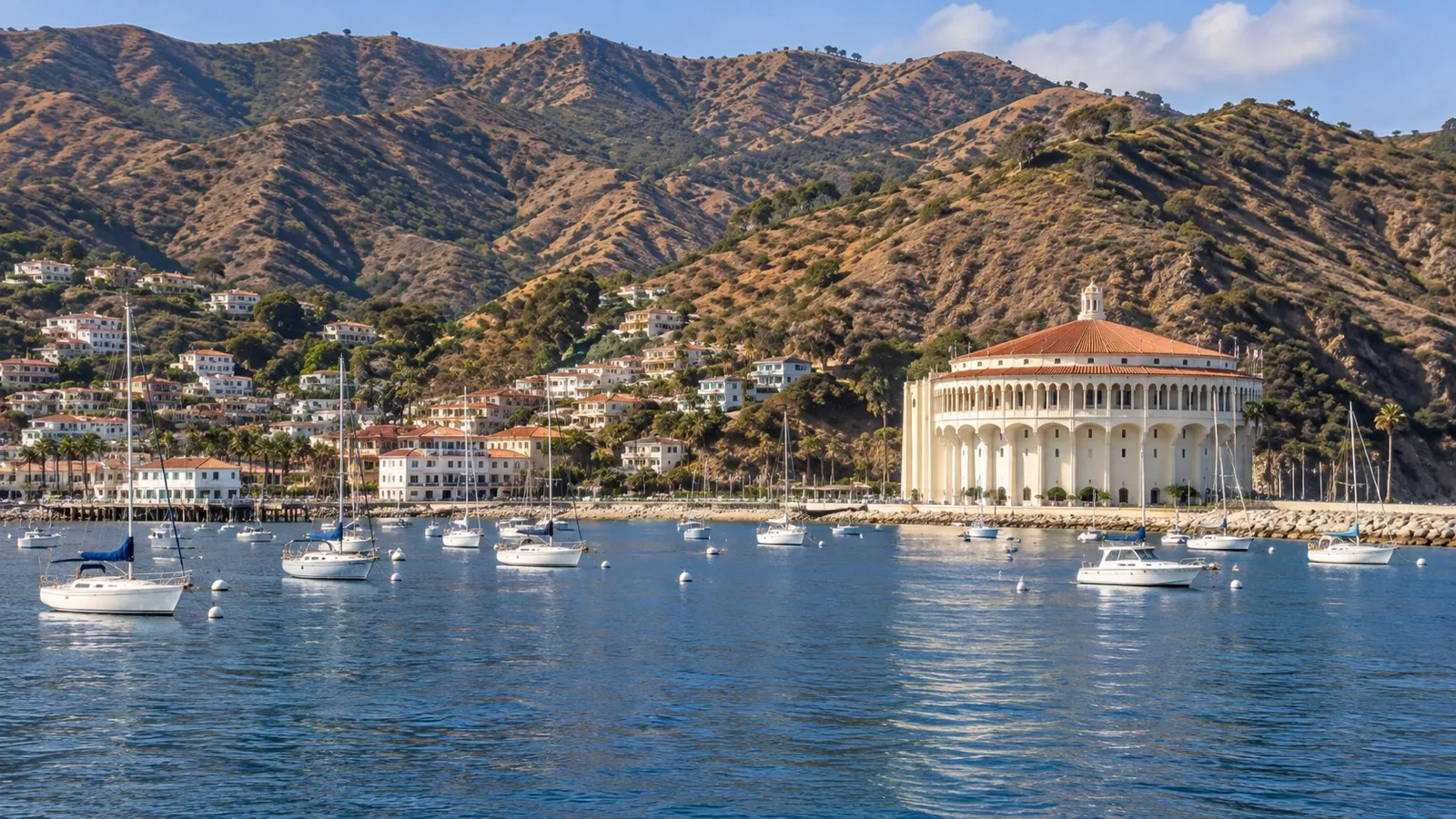 Catalina Casino on the Avalon shoreline