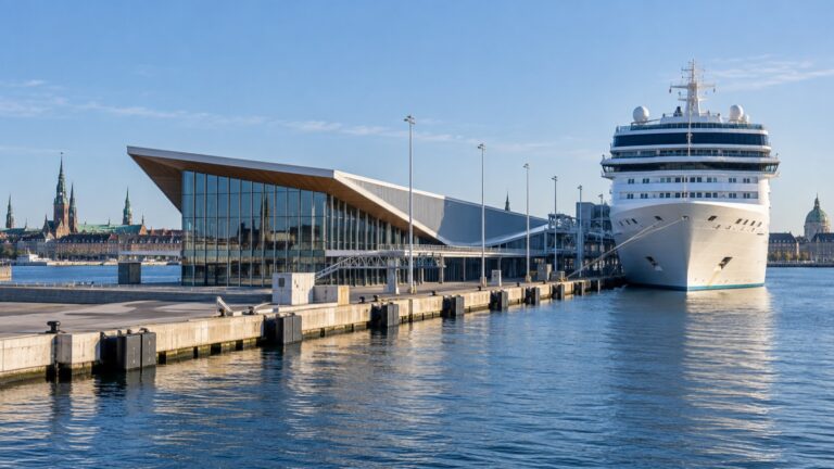 Cruise ship at Copenhagen's Oceankaj terminal