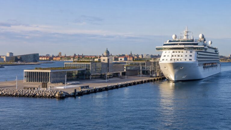 Cruise ship at Copenhagen’s Oceankaj terminal