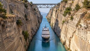Featured image for Corinth Canal Cruise Ship Guide: Spectacular, and Too Small for Almost Every Ship