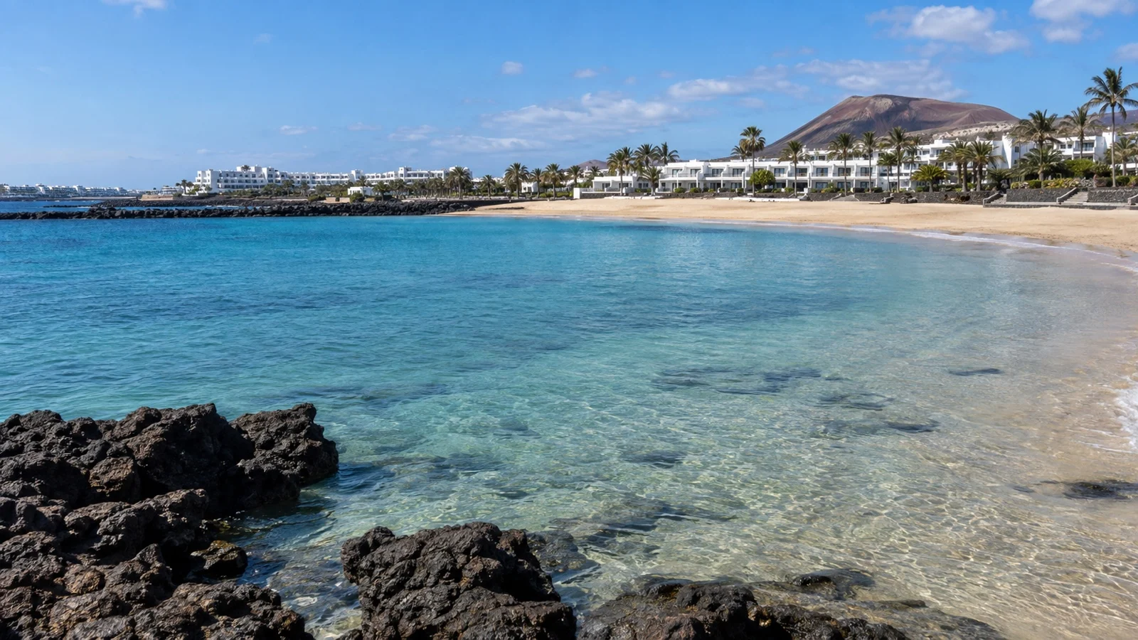Costa Teguise beach hotel area near Arrecife