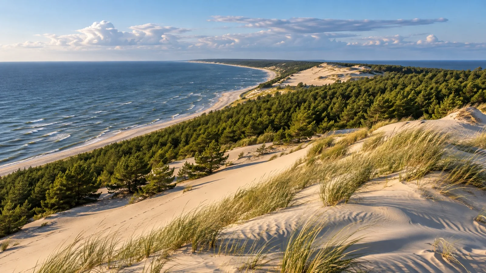Sand dunes and pine forest on the Curonian Spit