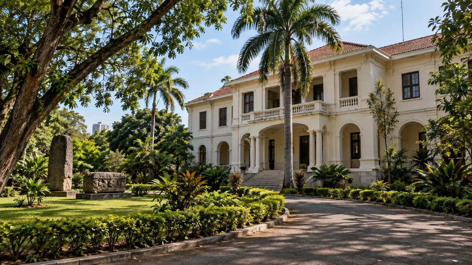 Museum grounds and gardens in Dar es Salaam, Tanzania
