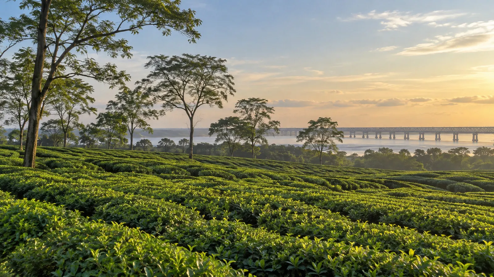View of Tea estate visits near Dibrugarh