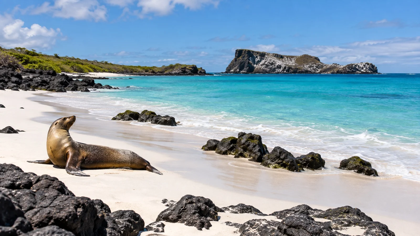 Gardner Bay white sand and turquoise water