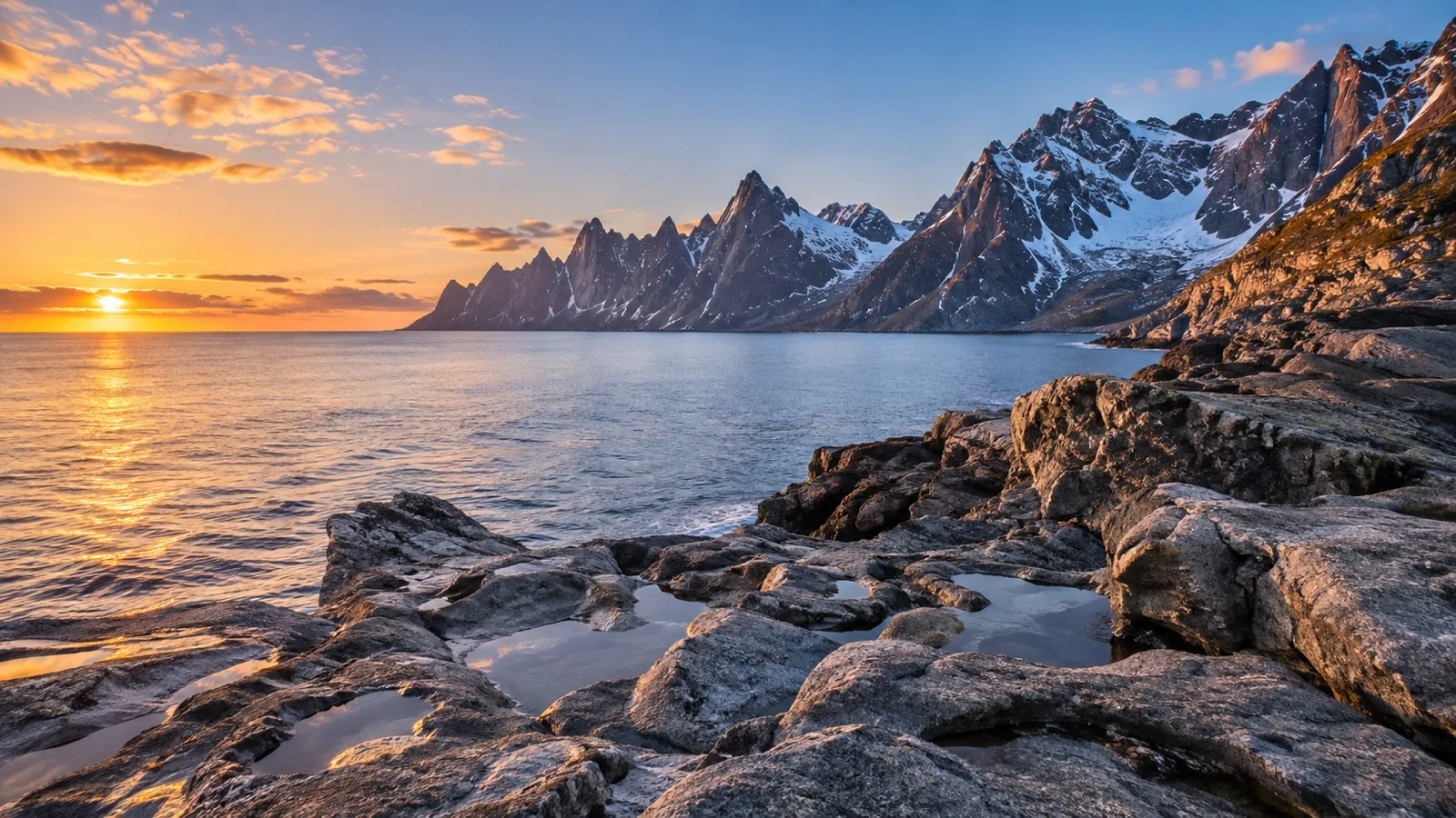 Tungeneset rocky viewpoint on Senja